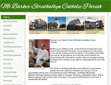 Tablet Screenshot of barkerstrathcatholic.com